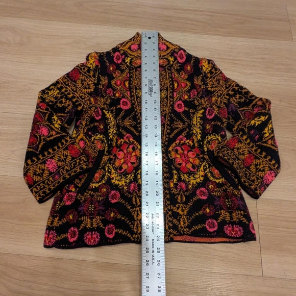 Moth By Anthropologie Payton Jacket - Size XS - Boho Patterned - Picture 2 of 6